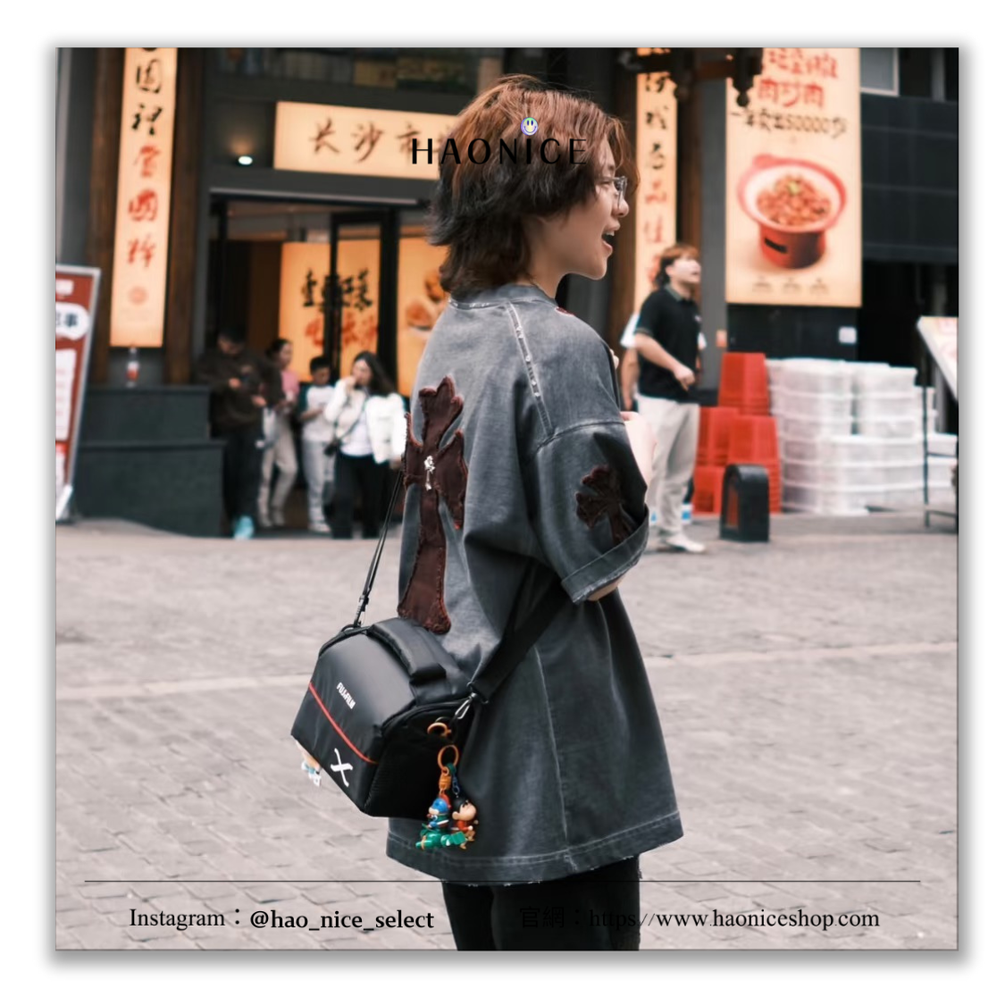 【HAO NICE】街頭感⚡️Chrome Hearts 克羅心 十字架logo拼布 美式街頭 水洗做舊 短袖 短T