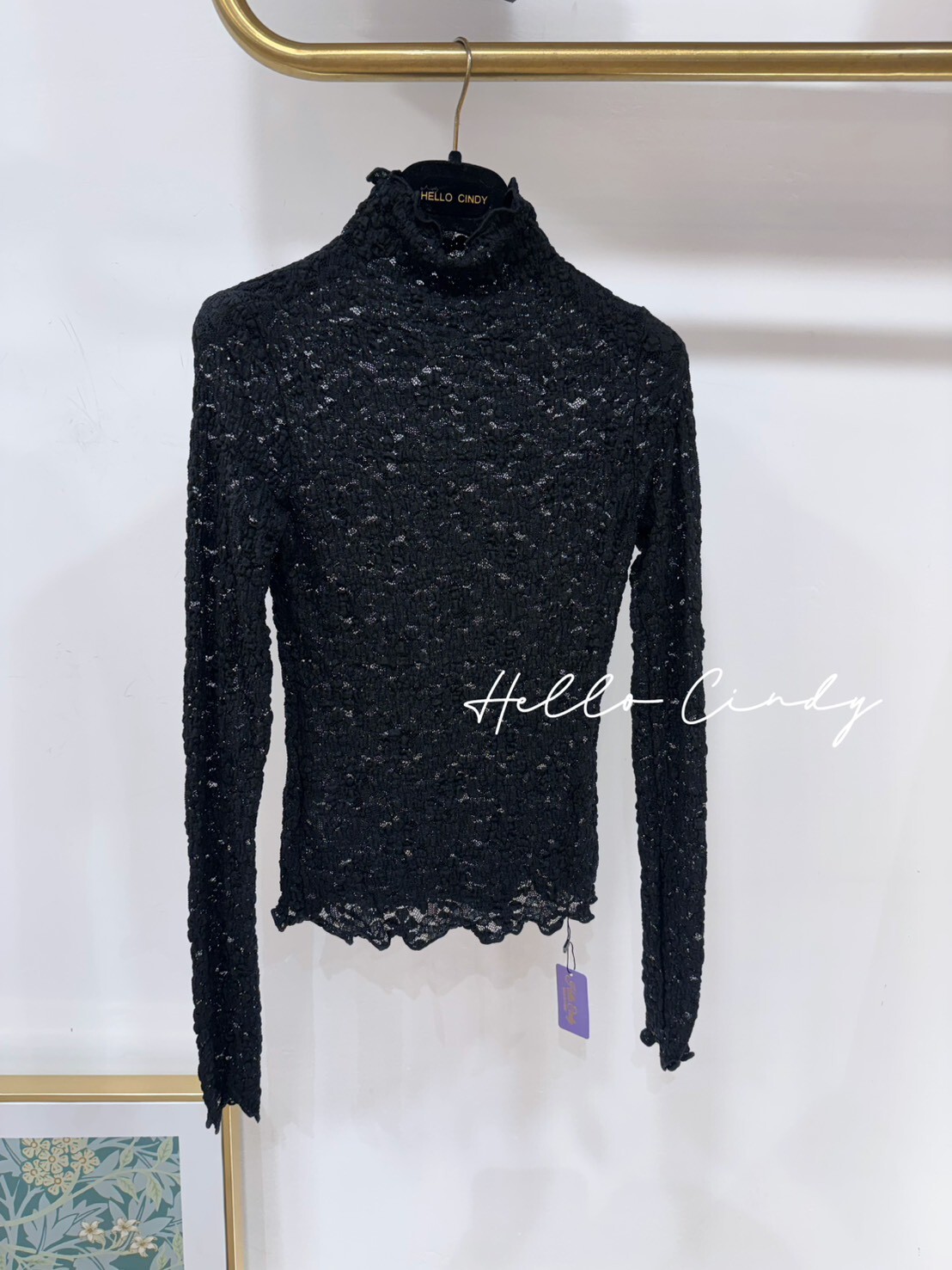 B02026 小立領蕾絲精緻上衣