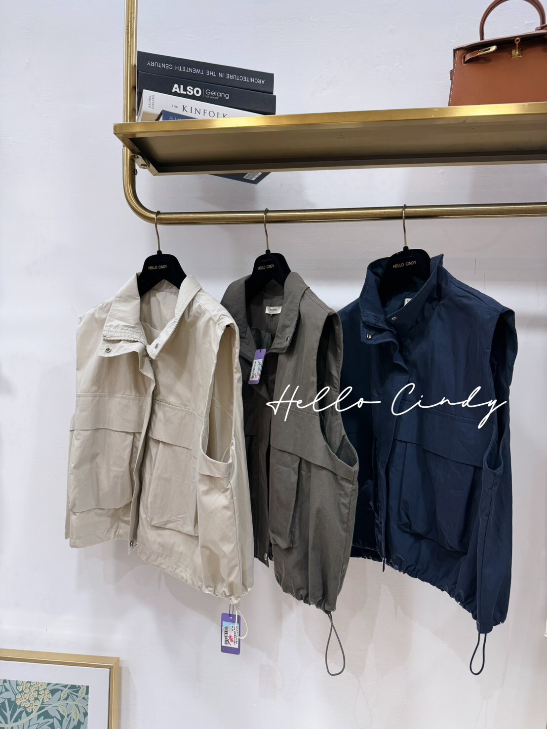 Baby系列 B08135 現貨+預購-版型超好的小立領帥氣質感背心