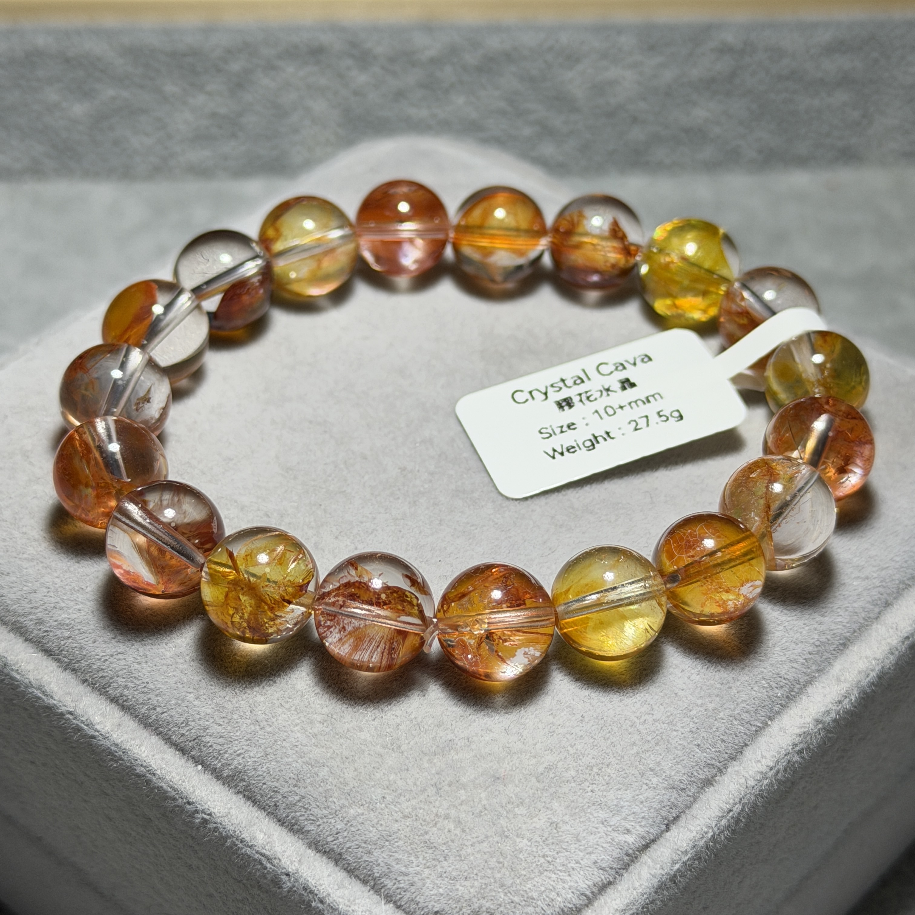 紅黃膠花 10+mm H1519