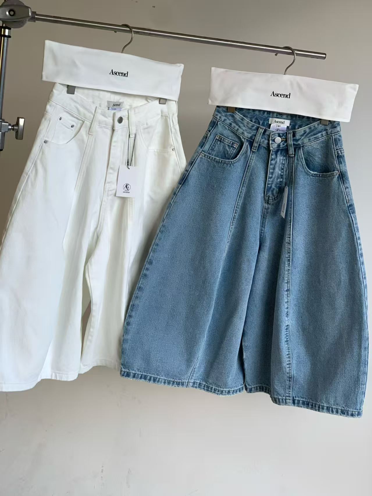 AC5511 南瓜6分牛仔褲 *特價* (充值購物金不適用)