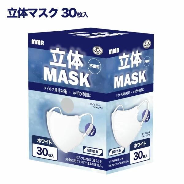 日本🇯🇵MMR 成人3D立體口罩   (30片1套2盒）