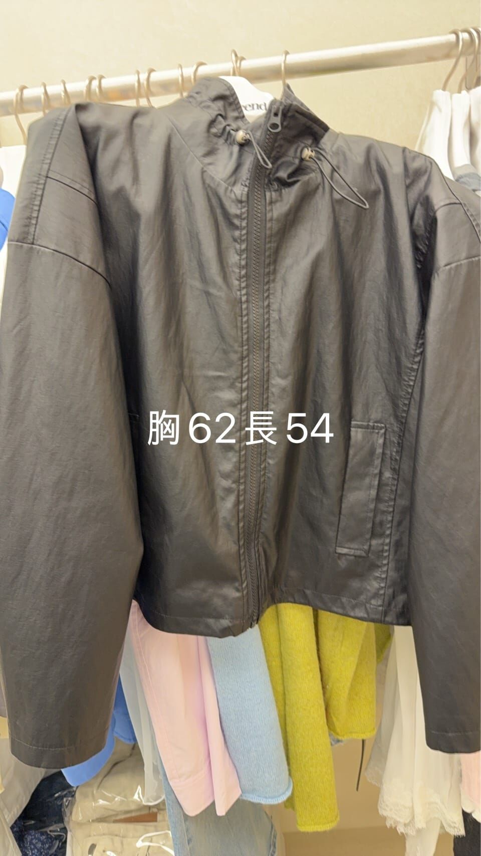 AC5505 街頭風企領仿皮外套 *特價* (充值購物金不適用)