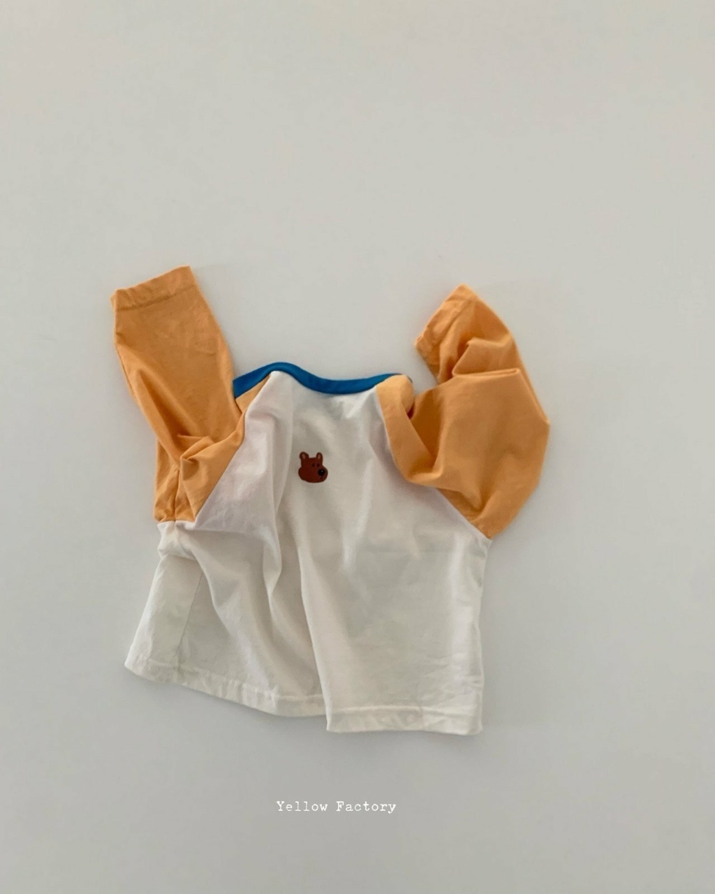 正韓春yellowfactory 棕色熊熊上衣