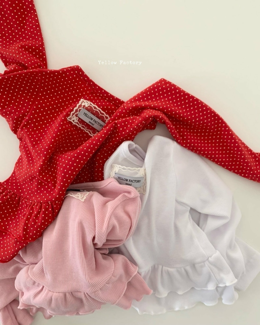 正韓春yellowfactory 雲朵層次小標上衣