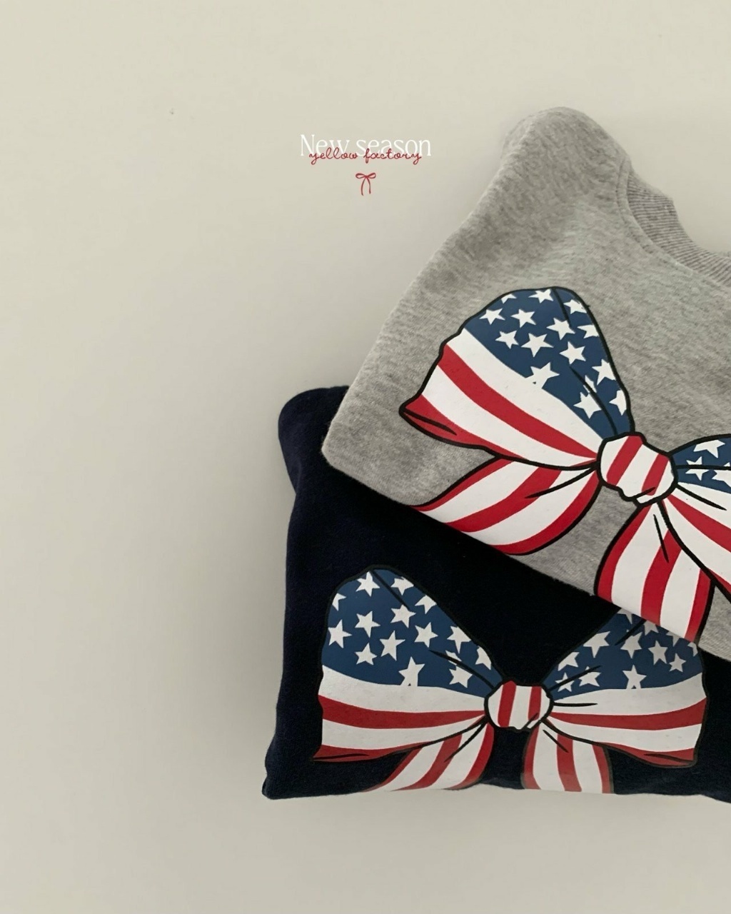 正韓春yellowfactory 星星蝴蝶結上衣