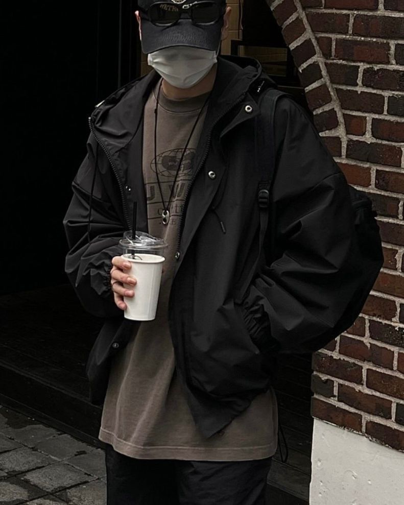 淨色連帽半拉鍊外套 ALLWAYS-050JK