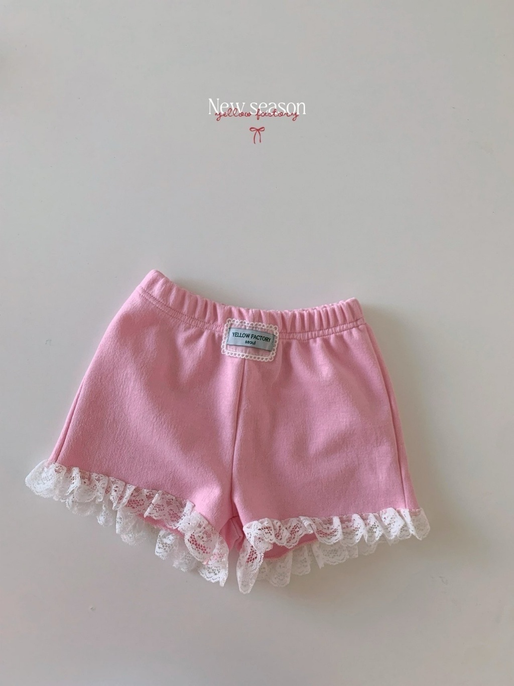 正韓春yellowfactory 蕾絲花邊短褲