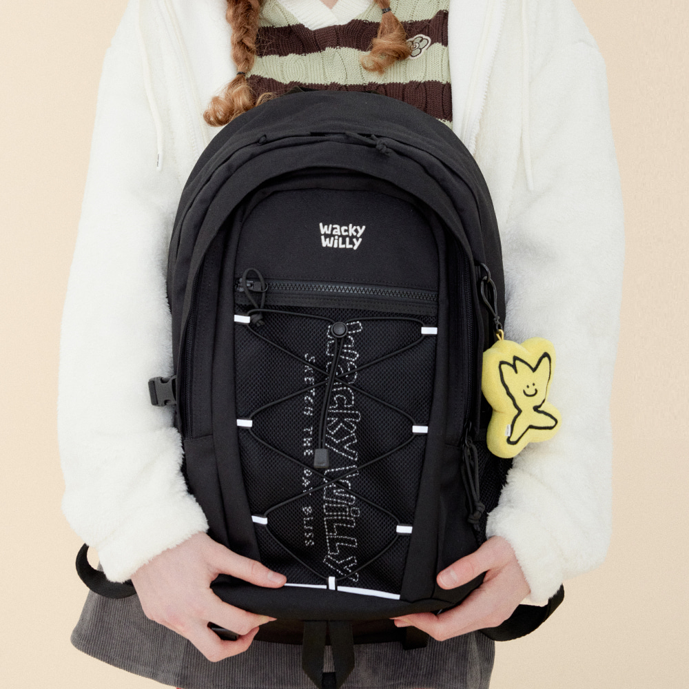 韓國代購｜WACKY WILLY x CORDURA® 尼龍防水料 BACKPACK 小配飾