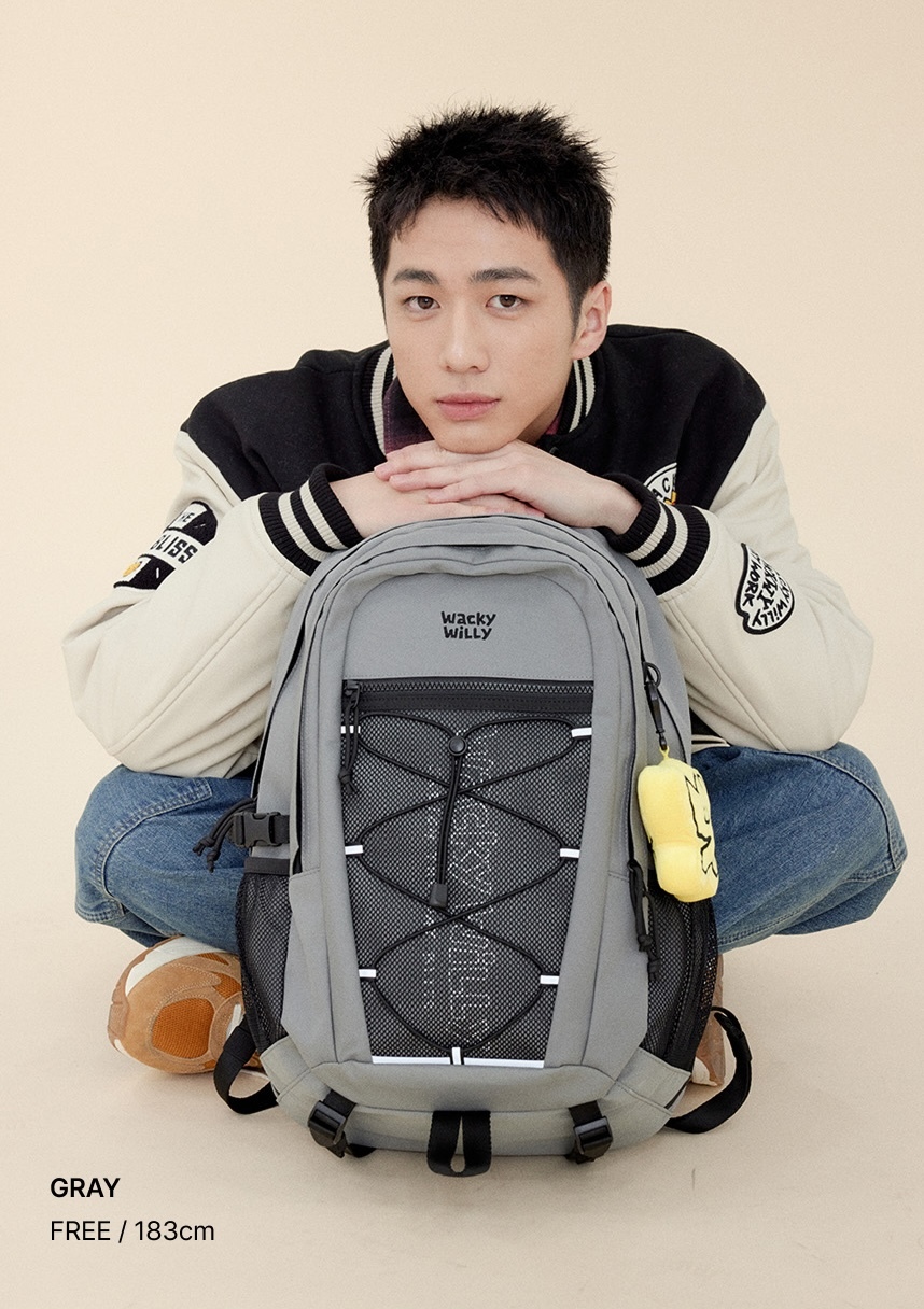 韓國代購｜WACKY WILLY x CORDURA® 尼龍防水料 BACKPACK 小配飾