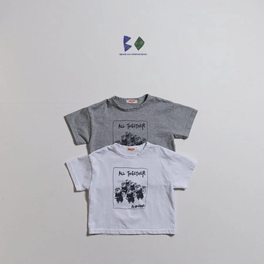 90-160 BN 原創印花短袖上衣 2色