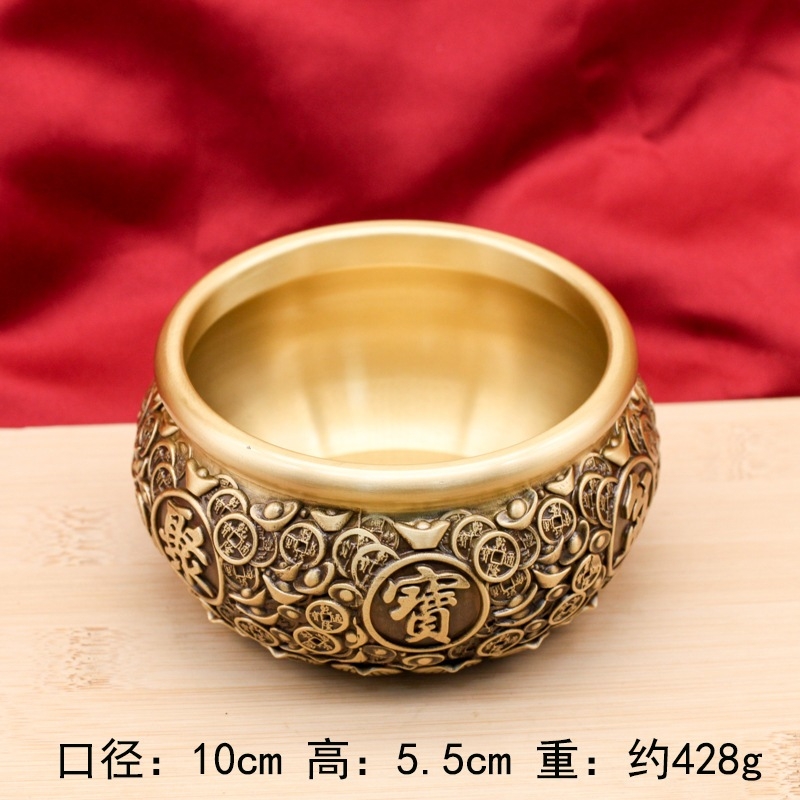 10口徑聚寶盆+底座