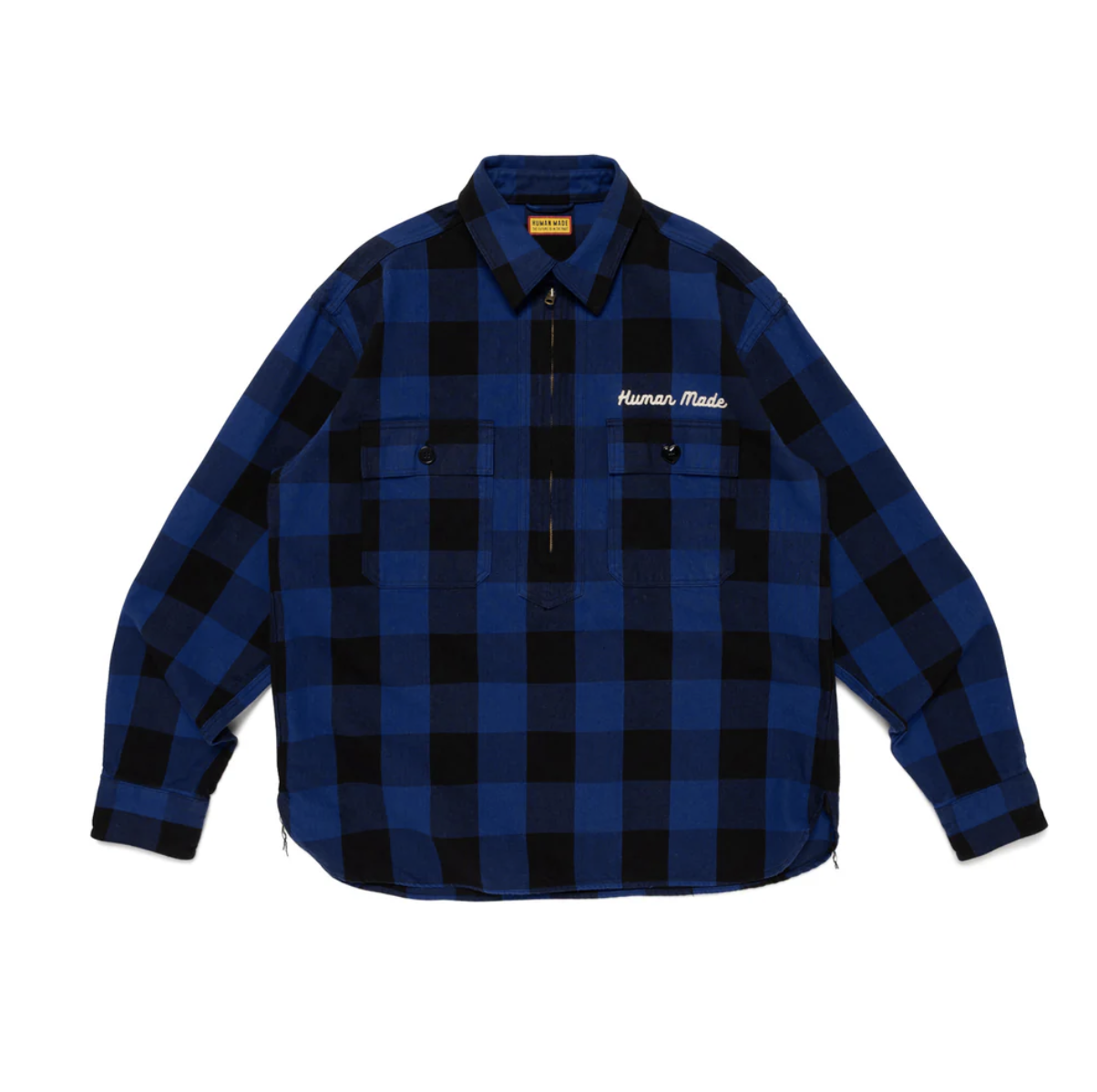 【HUMAN MADE】0207發售 CHECK HALF-ZIP SHIRT