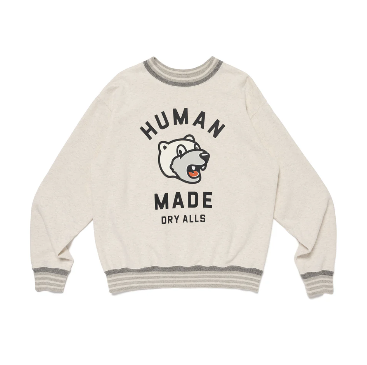 【HUMAN MADE】0207發售 STRIPED RIB SWEATSHIRT