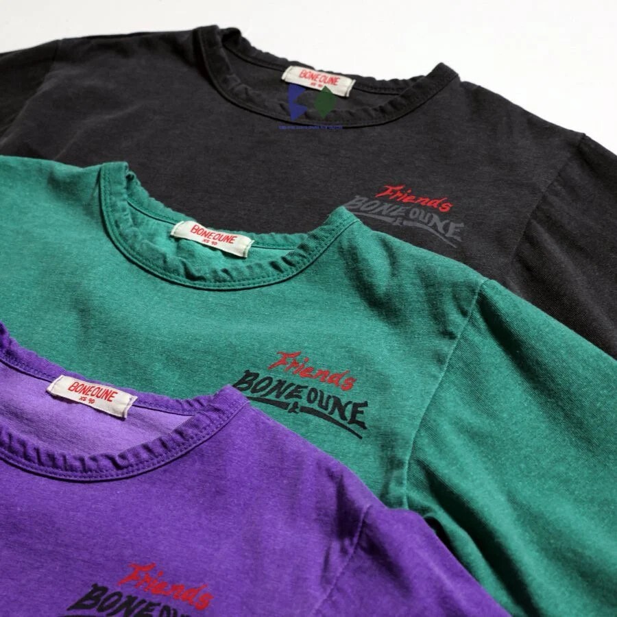 90-160 BN 水洗染色好友T 3色