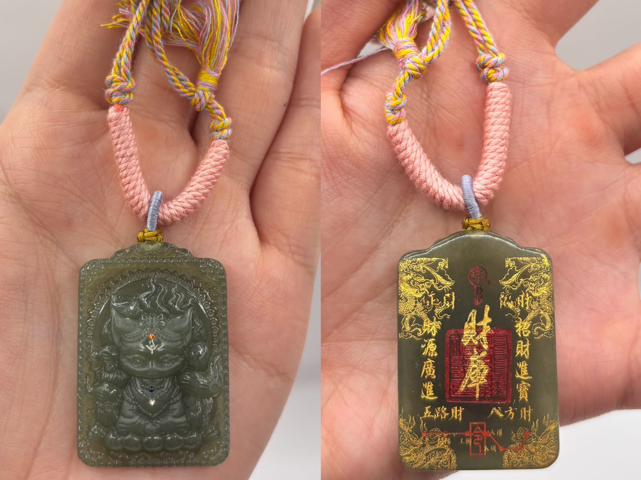 AB260204-L148-晴水手工錯銀小鳳九繩鏈-(需留中文全名，已包紫袍大師開光，4月頭到貨，只限尖沙咀門店自取）