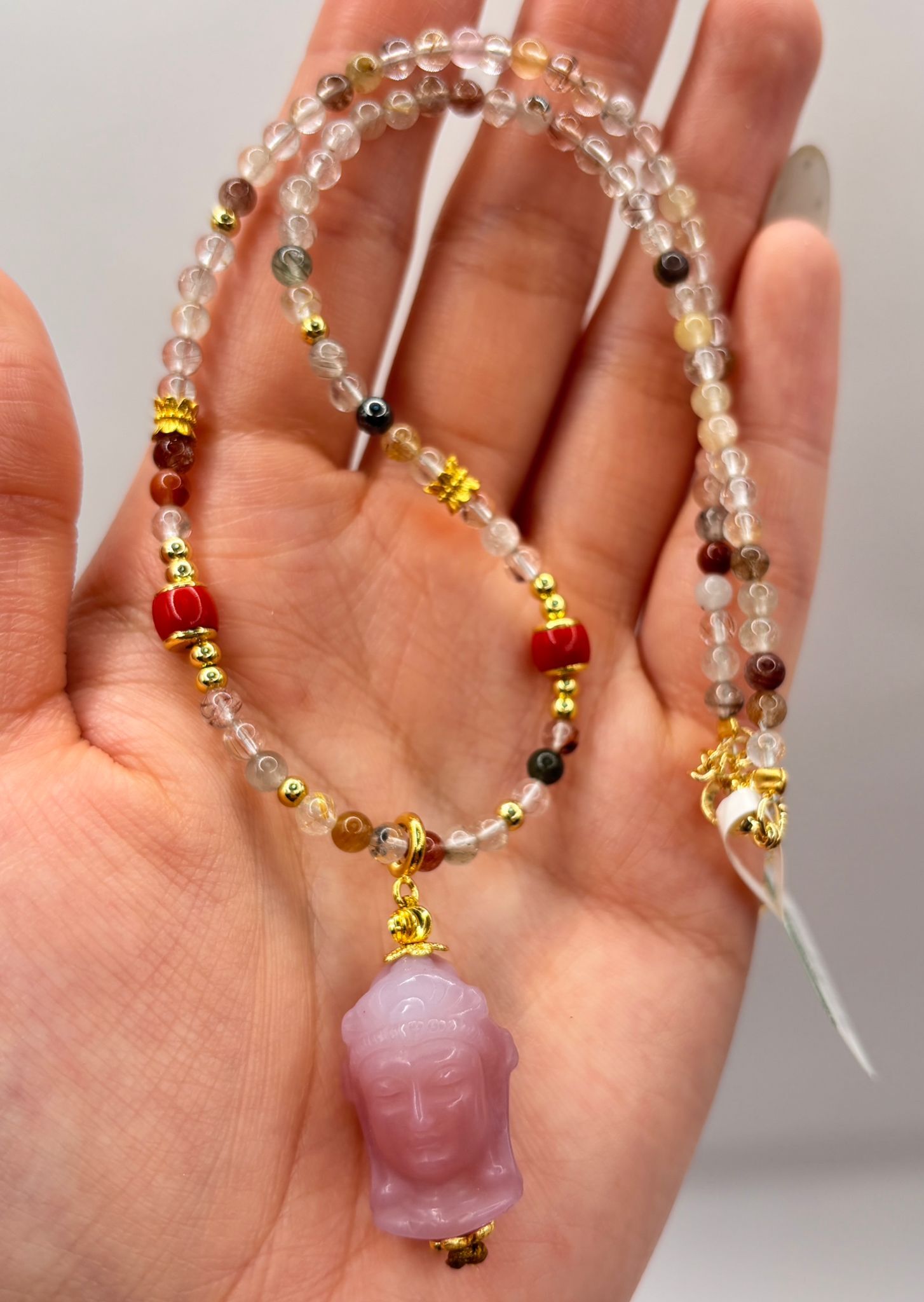 AB260204-L46-鹽源雕刻觀音項鍊-(已包紫袍大師集體開光，4月頭到貨，只限尖沙咀門店自取）