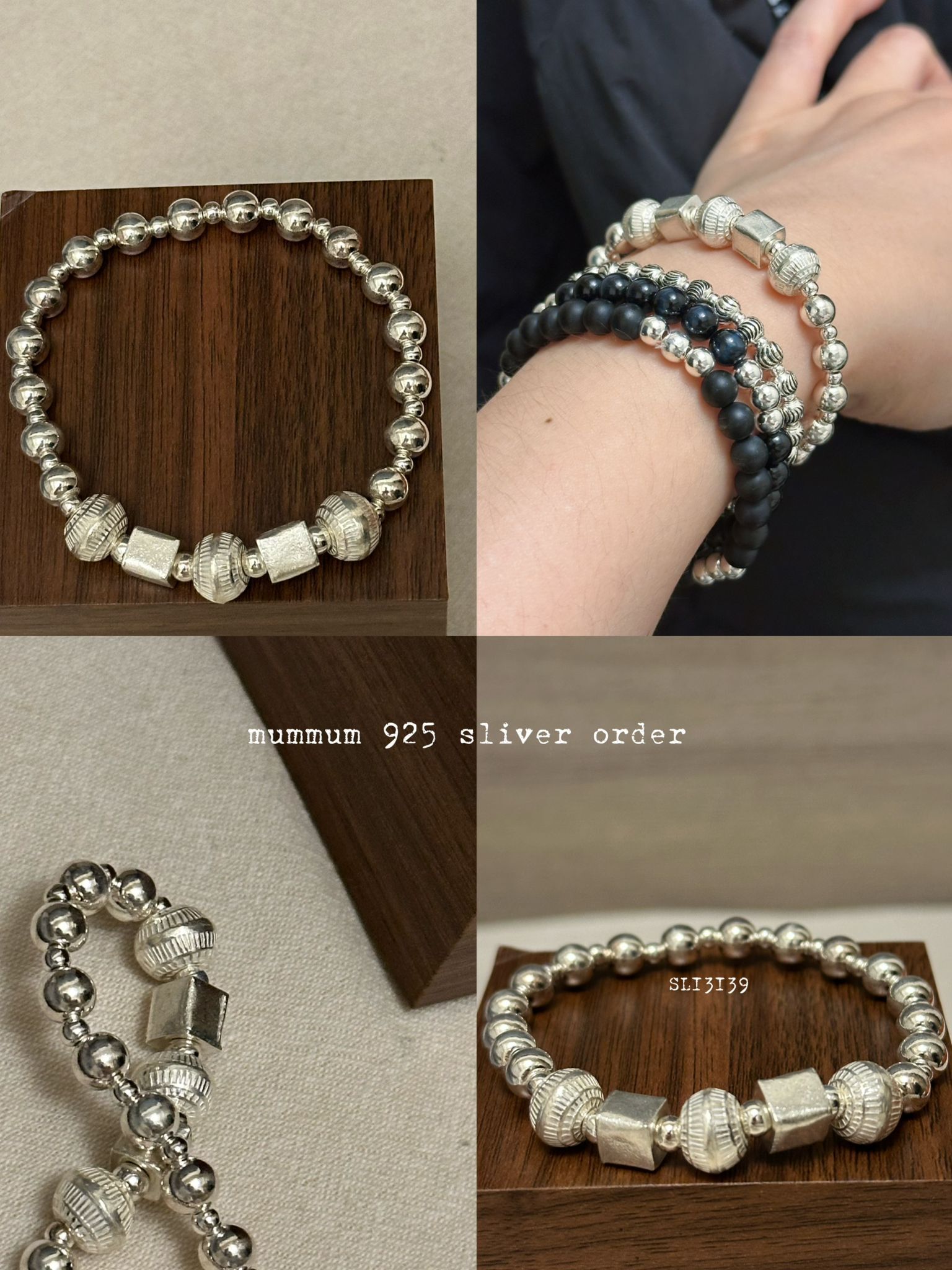 SL13138/減價限定925系列/正方形手鏈