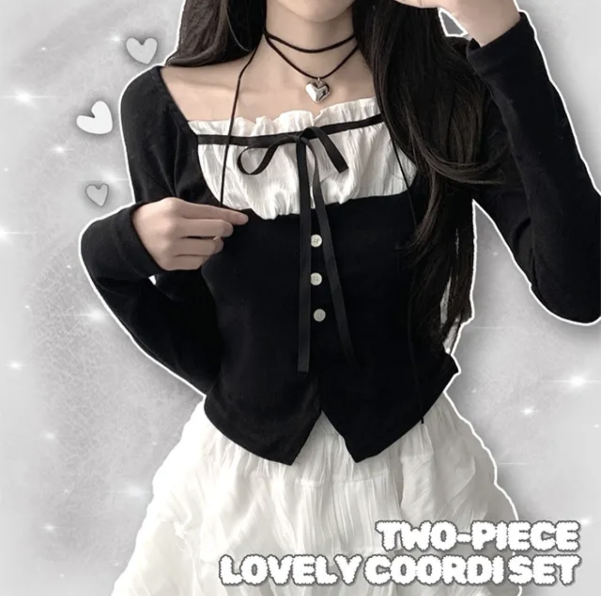 Two-Piece Lovely Coordi Set