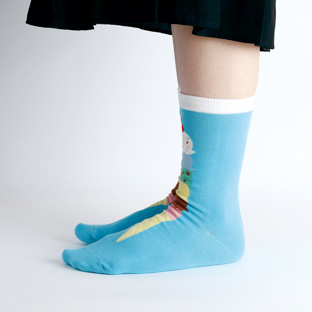 冰淇淋 襪子 ｜日本STUDY HOLIC