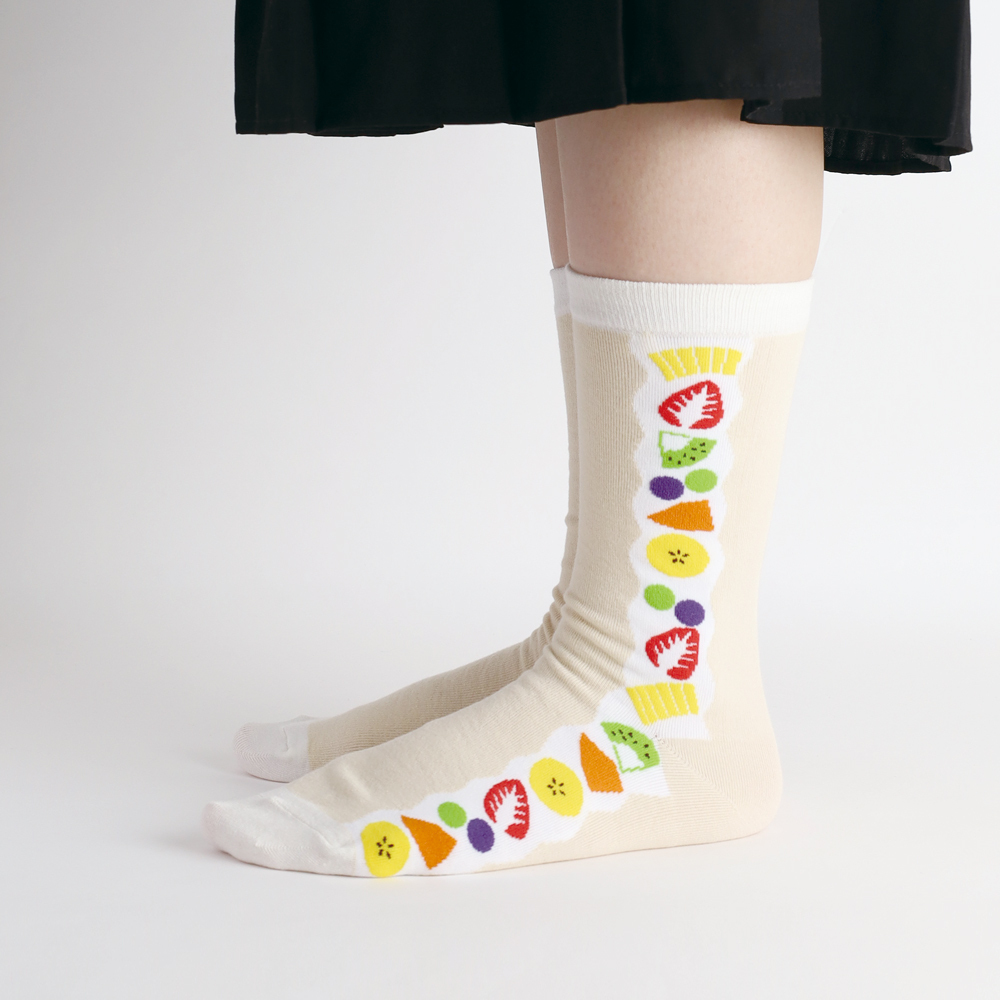 水果蛋糕 襪子｜日本STUDY HOLIC