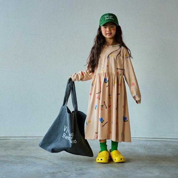 90-130 BN 原創花朵洋裝