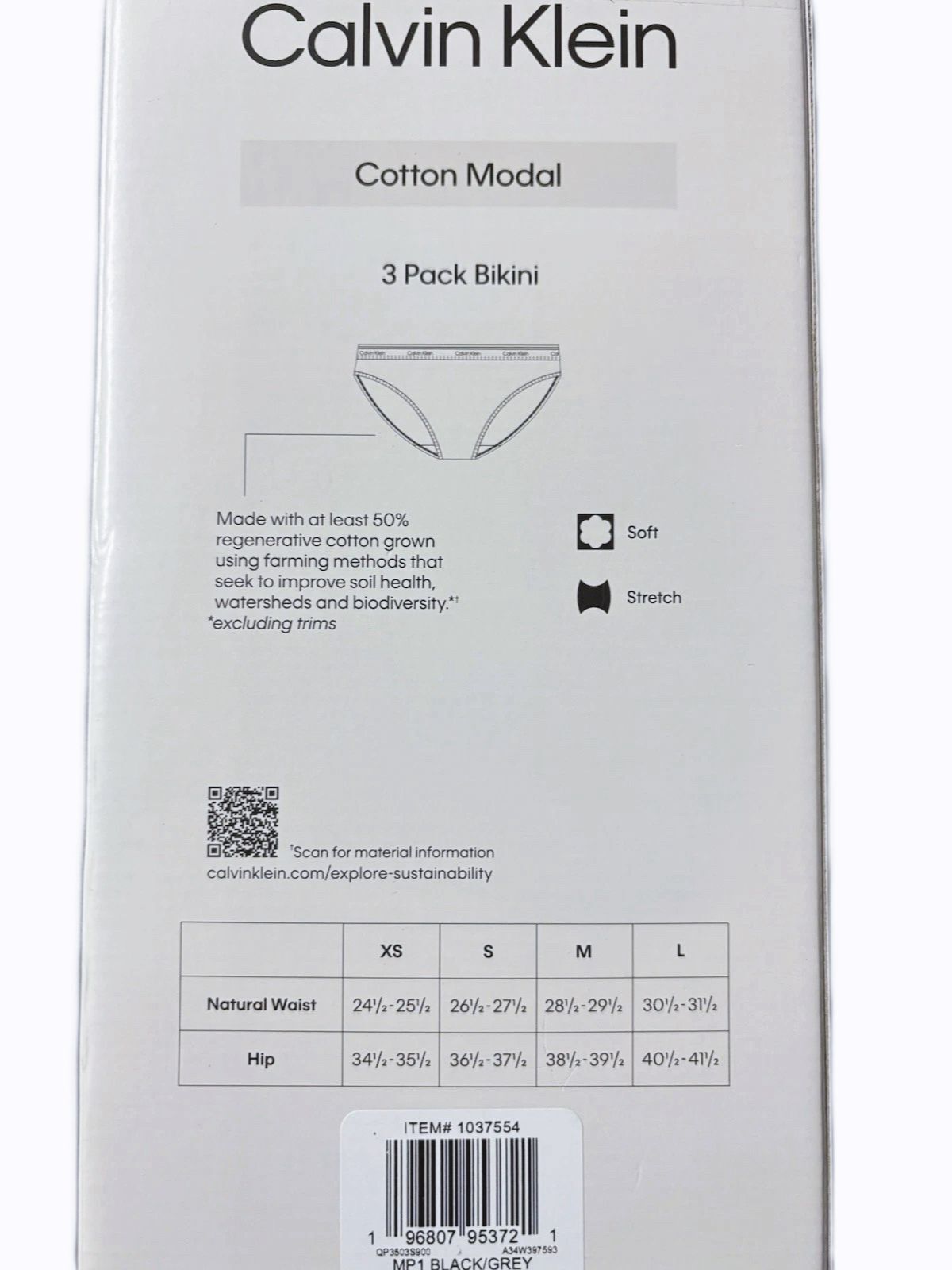 OBS330 Calvin Klein Women’s Bikini, 3-pack