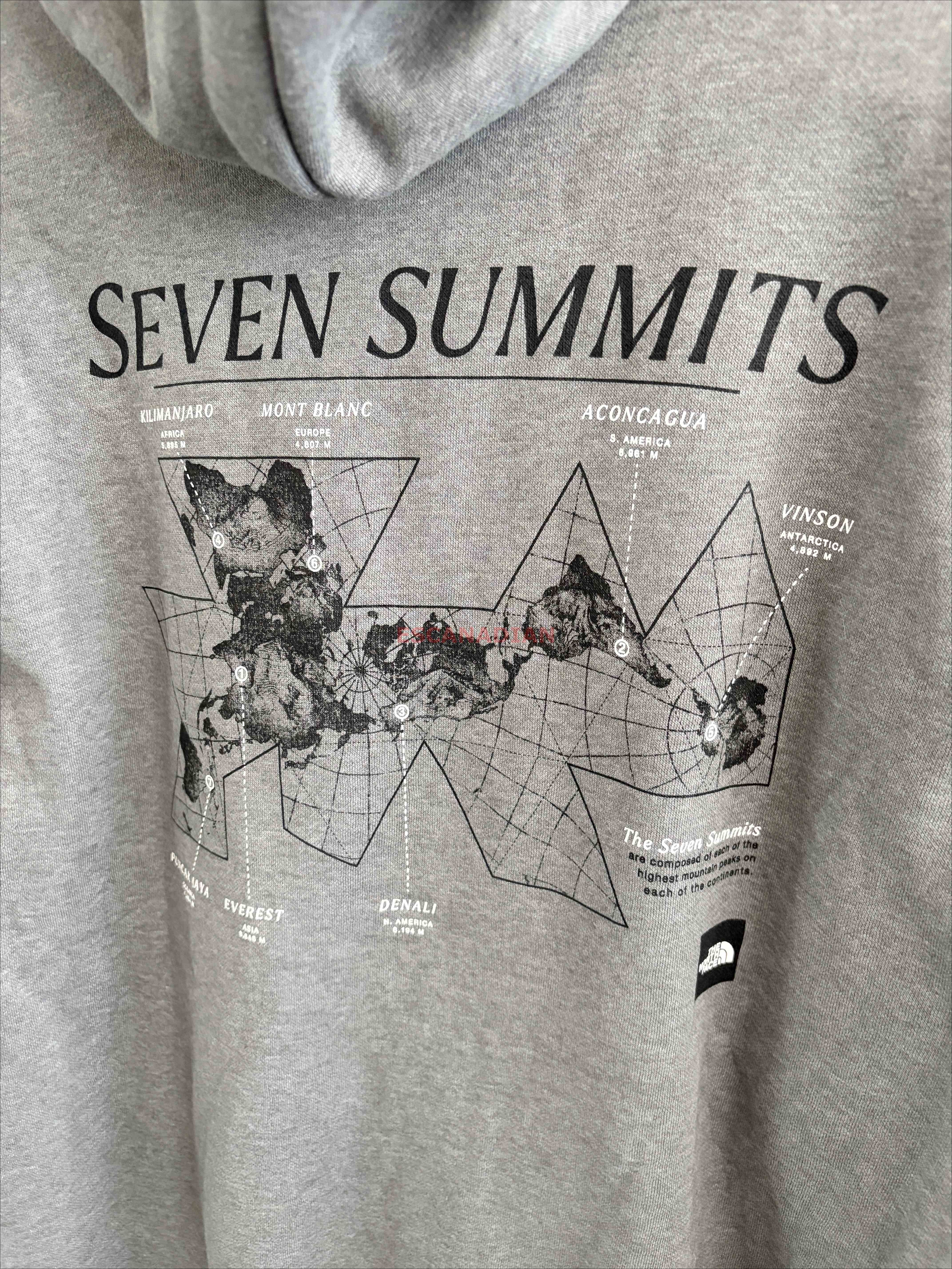 THE NORTH FACE 男大人 正反圖案 地圖 刷毛 帽TEE