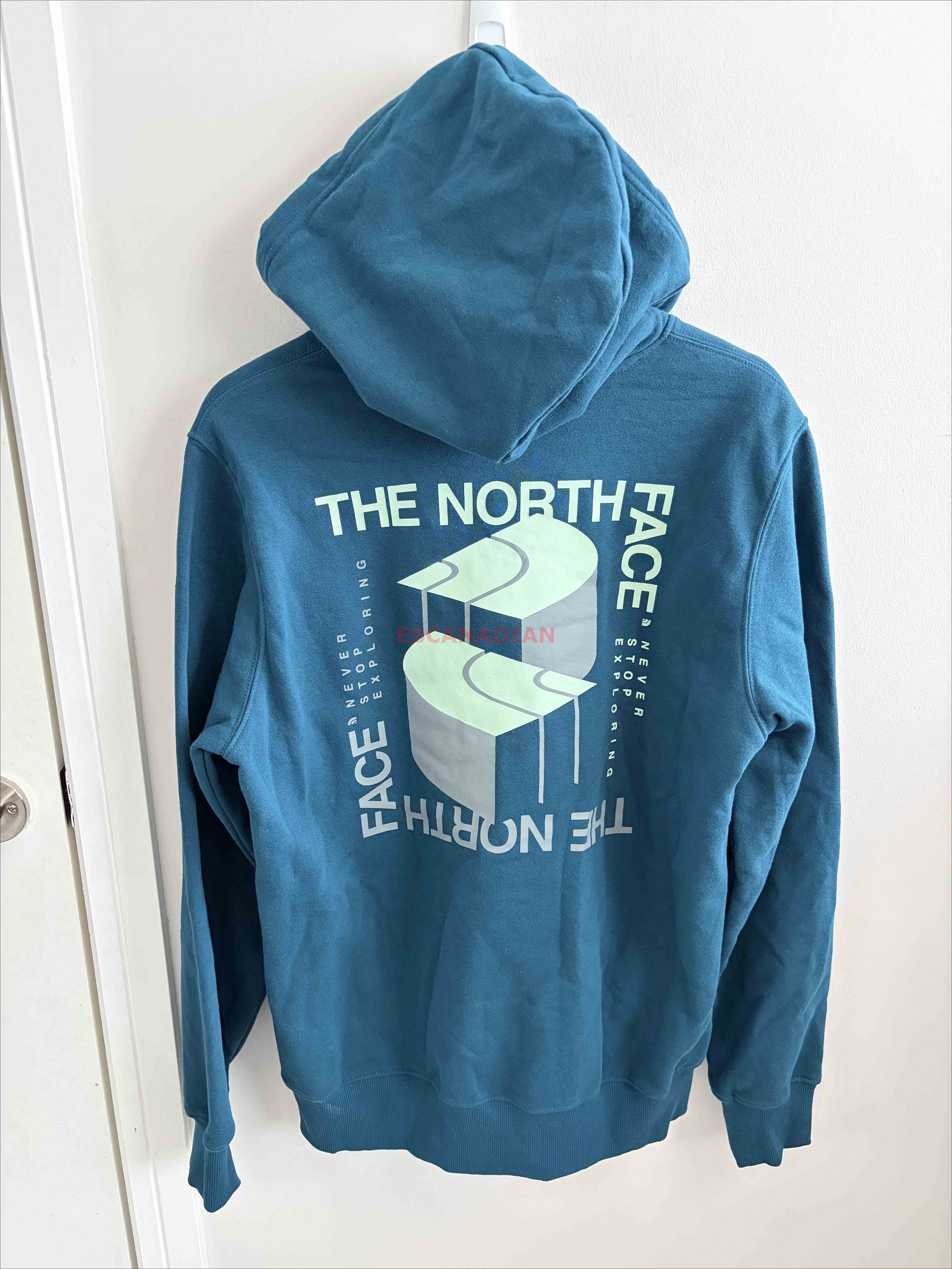 THE NORTH FACE 男大人 正反圖案 刷毛 帽TEE