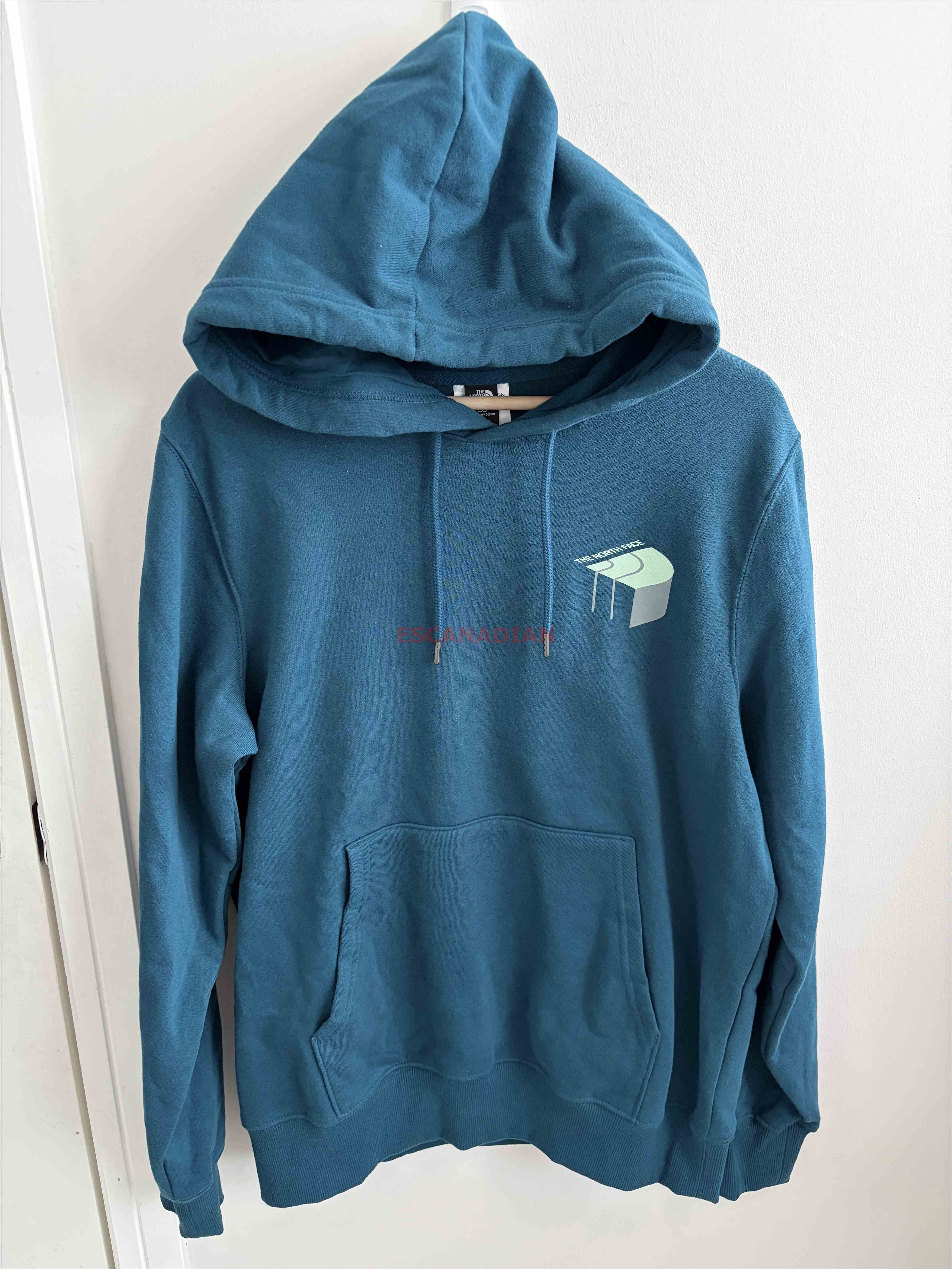 THE NORTH FACE 男大人 正反圖案 刷毛 帽TEE