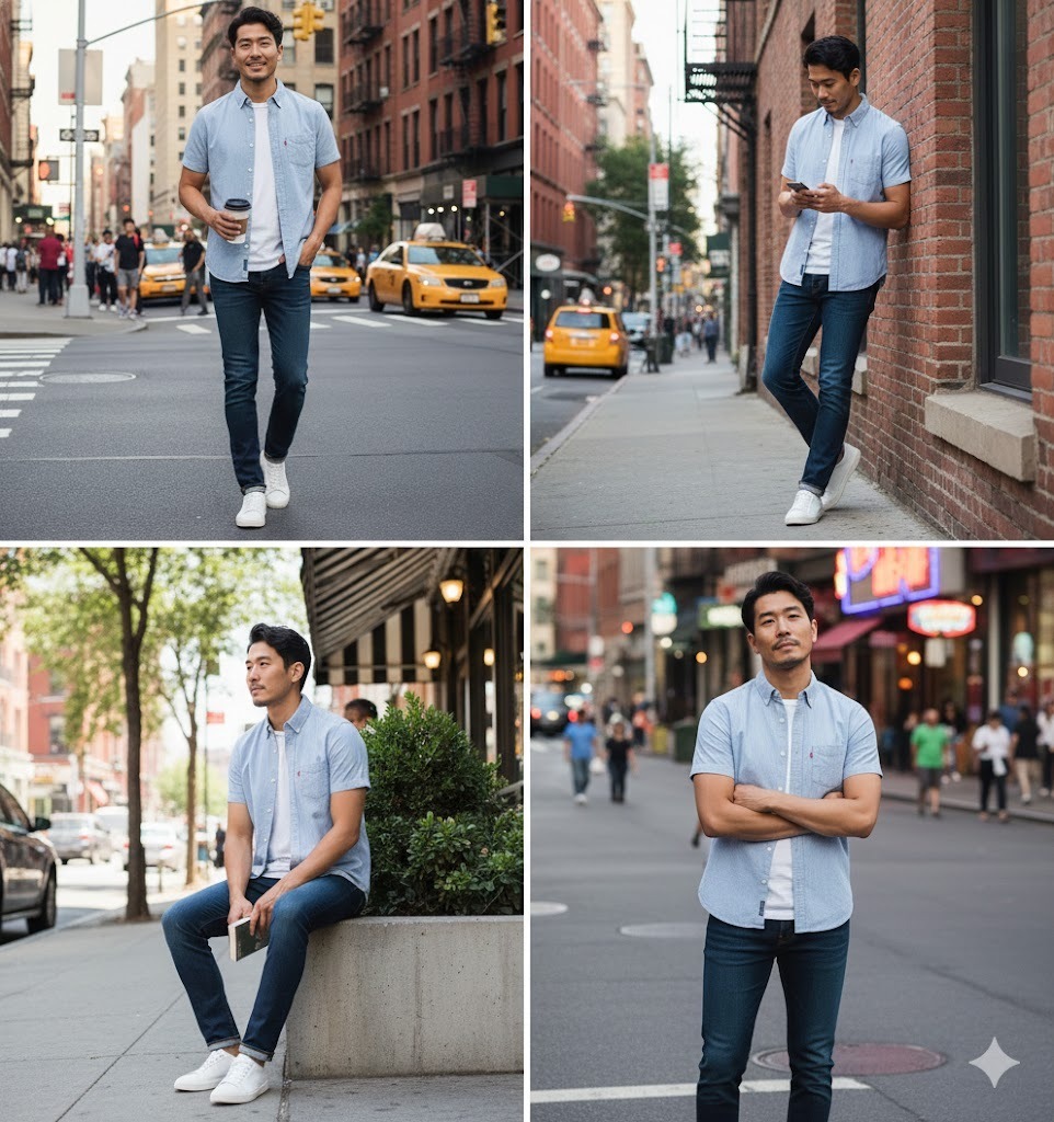 【預購】LEVIS H020553 男裝經典口袋襯衫