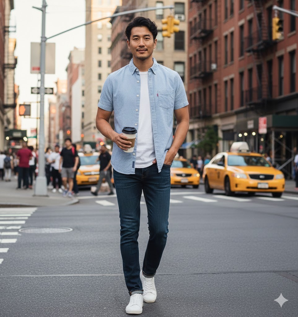 【預購】LEVIS H020553 男裝經典口袋襯衫