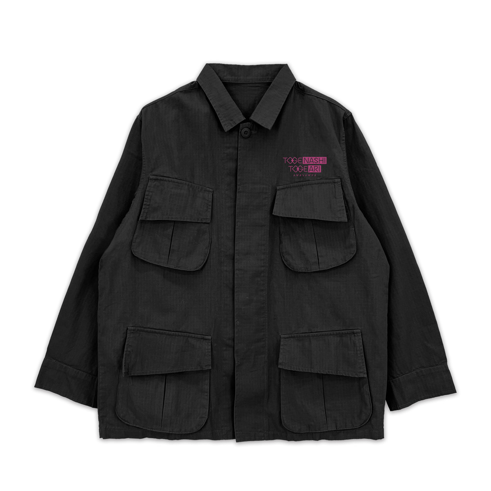 Cospa 021626 トゲナシトゲアリ ファティーグジャケット [ガールズバンドクライ] BLACK