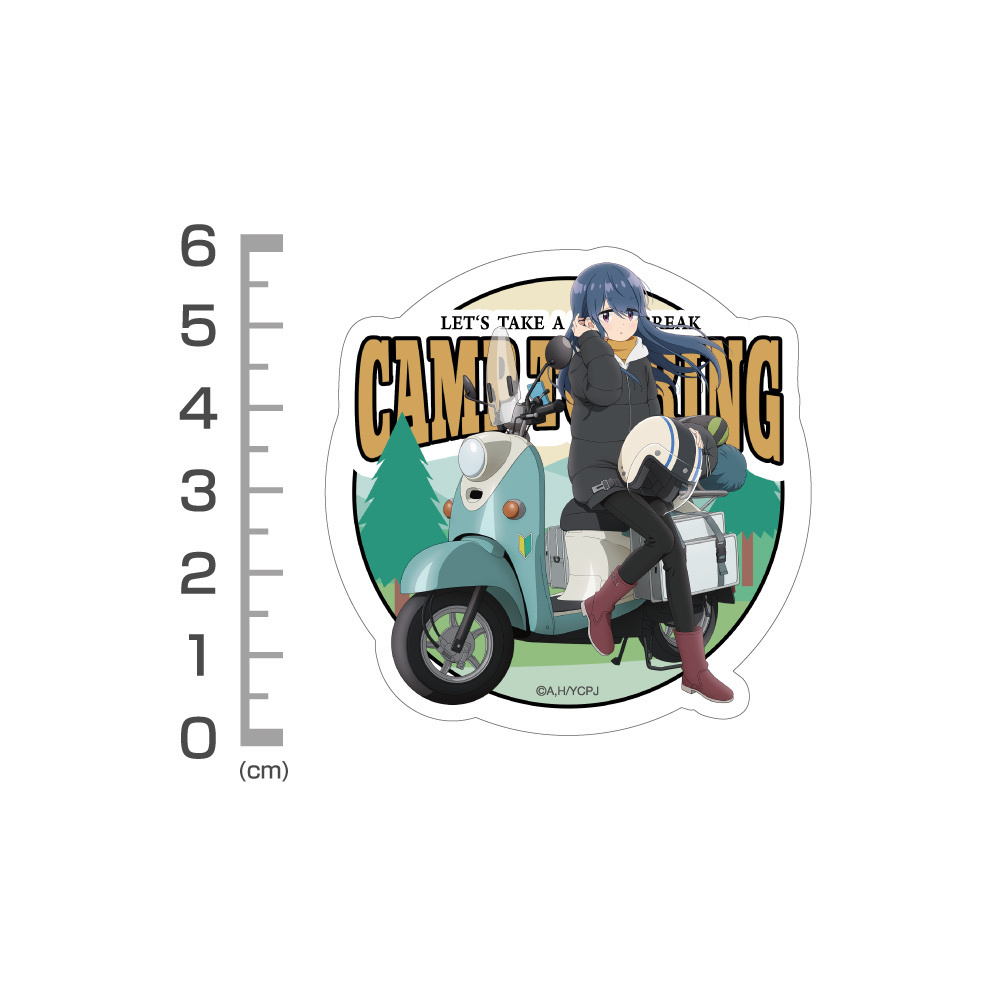 Cospa 021626 描き下ろし 志摩リン ミニステッカーセット バイクでひといきVer. [『ゆるキャン△ SEASON３』]