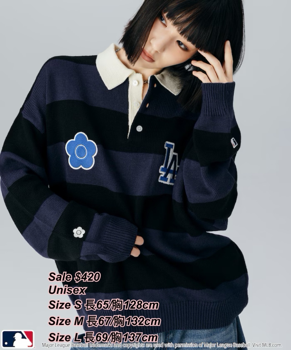 260206 Sale MLB x Mary Quant polo 上衣/2 色