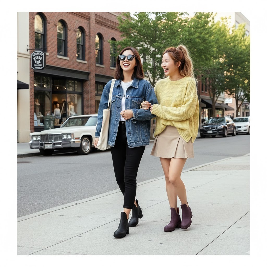 【直播】Burberry Marsh H020565 女裝圓頭雨靴