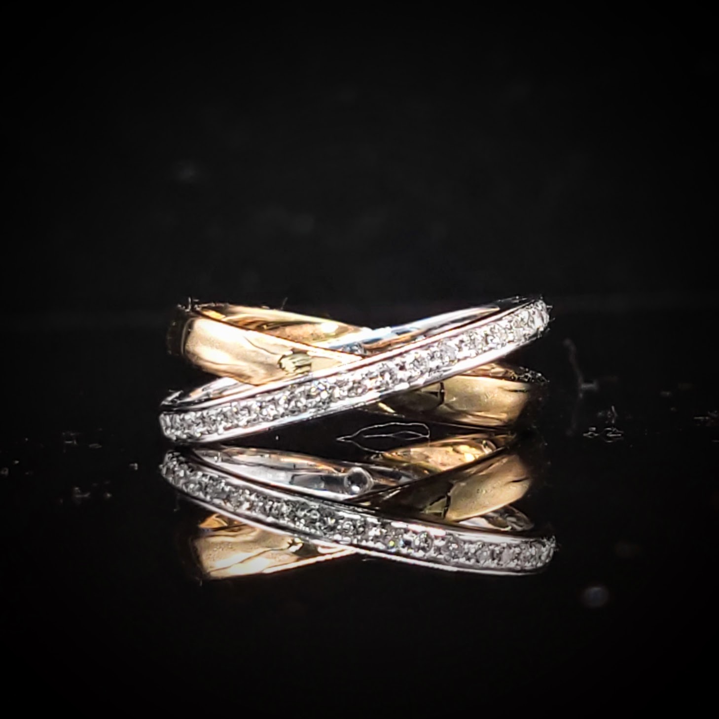 全新18K金23份鑽石戒指