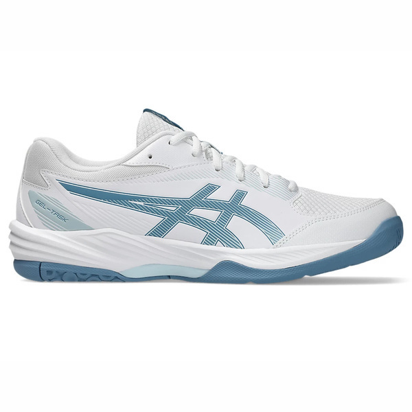 Asics 亞瑟士 GEL-Task 4 1071A103-103 男 排球鞋 羽球鞋 室內運動 包覆 回彈 白 藍