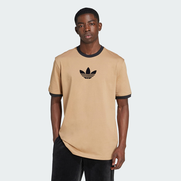 Adidas 愛迪達 Oversize Tee JX1516 男 T恤 運動上衣 休閒短袖 米 黑 亞版