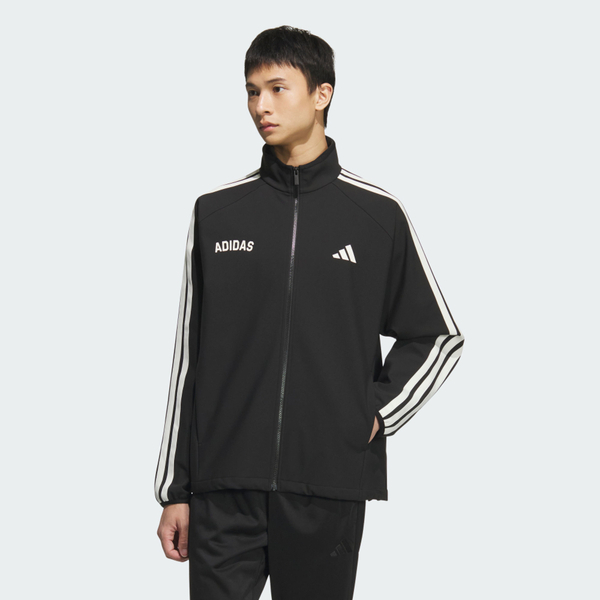 Adidas 愛迪達 St Sports Bd Tt KC2845 男 立領外套 運動外套 休閒穿搭 黑 白 亞版