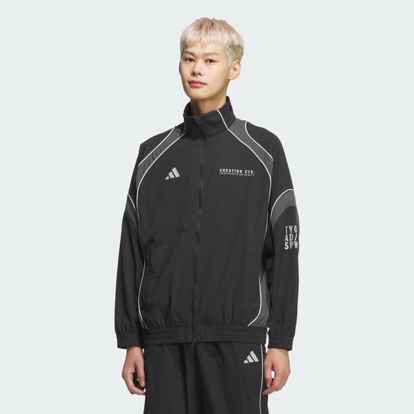 Adidas 愛迪達 Bl Wov Jkt KF1333 男 立領外套 休閒穿搭 運動外套 黑 灰 亞版