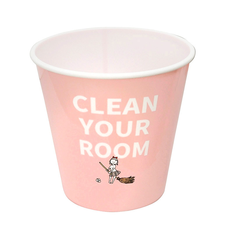 垃圾桶/粉紅 19×18×19cm