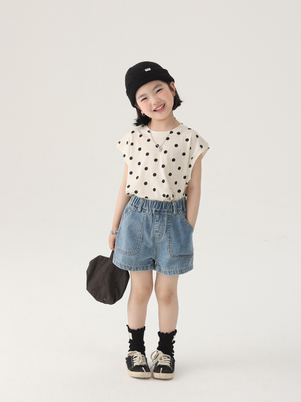 點點亞麻大人上衣(F)