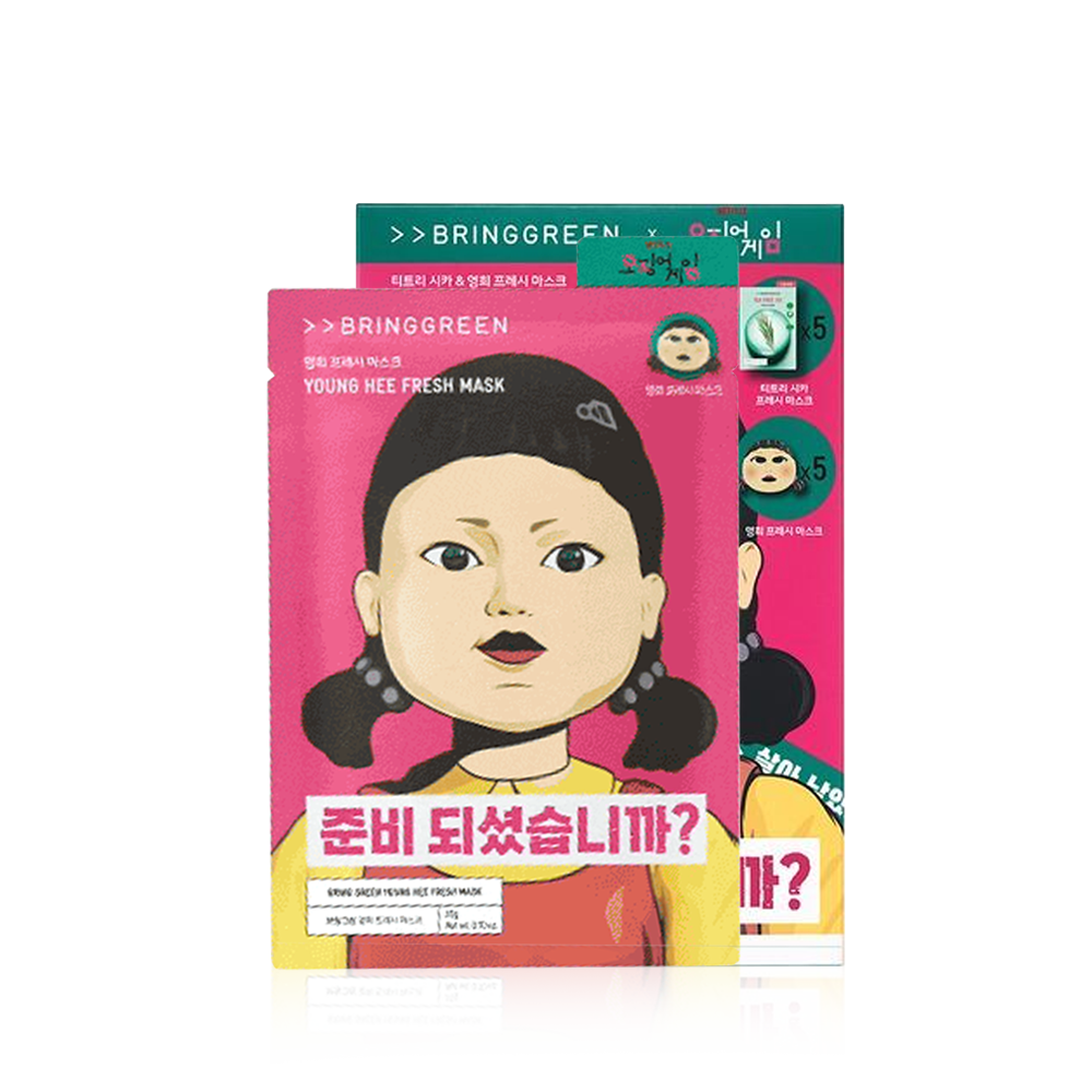 【BRINGGREEN】[魷魚遊戲聯名] 茶樹修護舒緩面膜