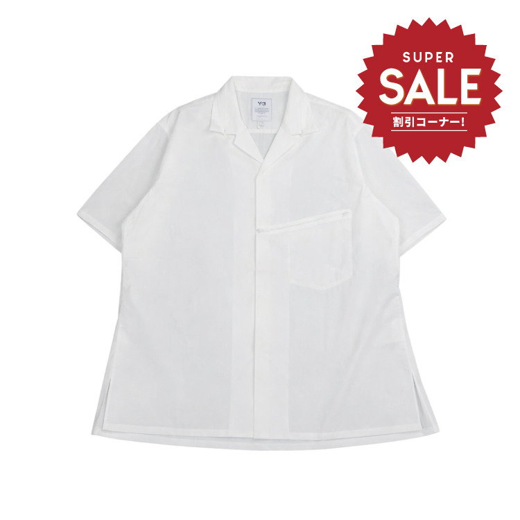【 Y-3 M CL SS SHIRT 短袖襯衫 - 純淨白 】