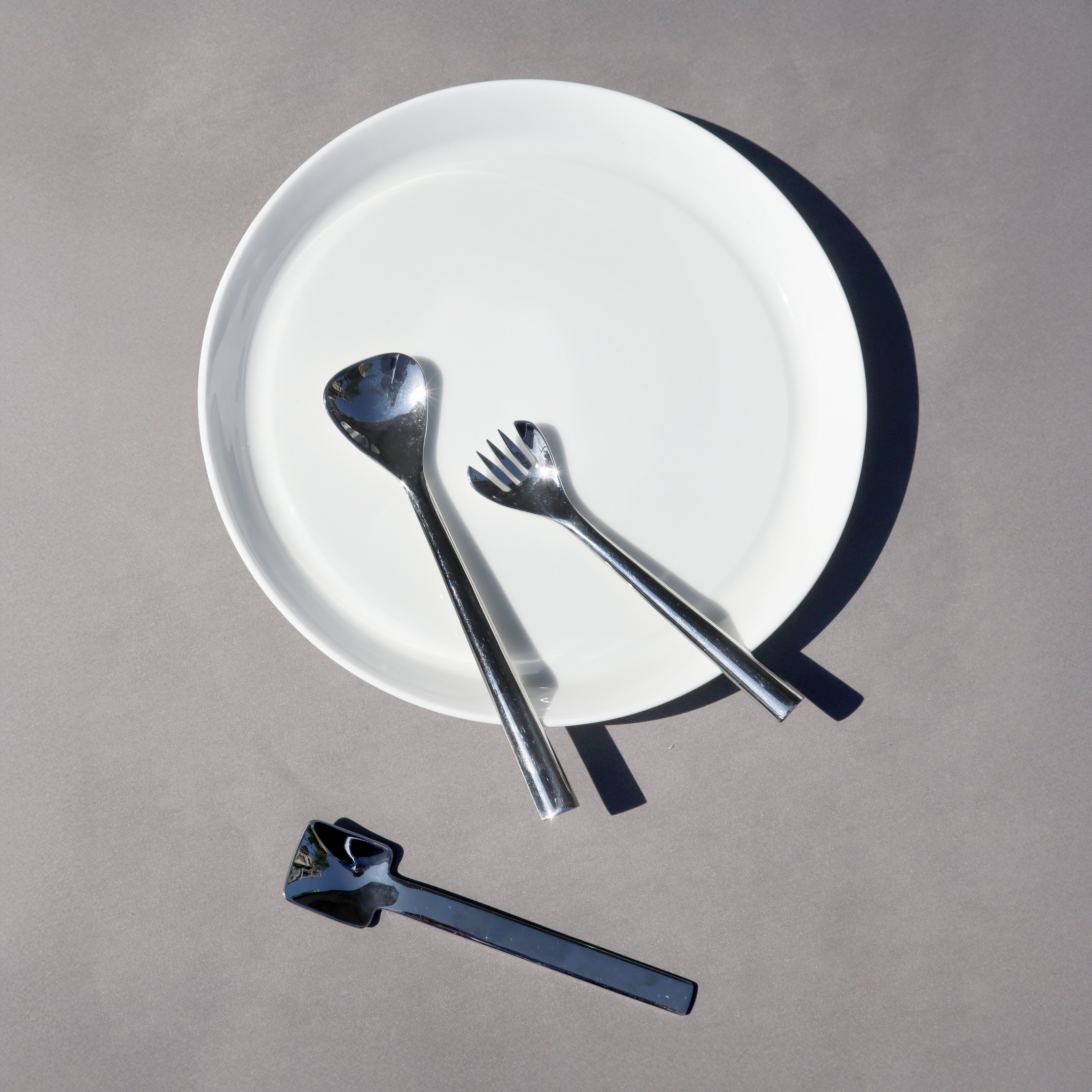 餐盤收藏組_骨瓷餐盤x不鏽鋼餐具四選一