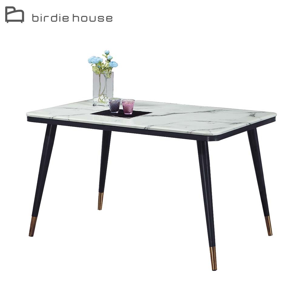 柏蒂家居-戴安娜4.3尺天然石紋餐桌