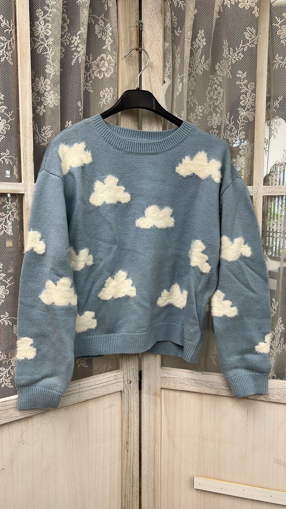 0211CT82-衣物CT-女裝雲雲T-Shirt 紅色 (A82A), 粉藍色 (A82B)