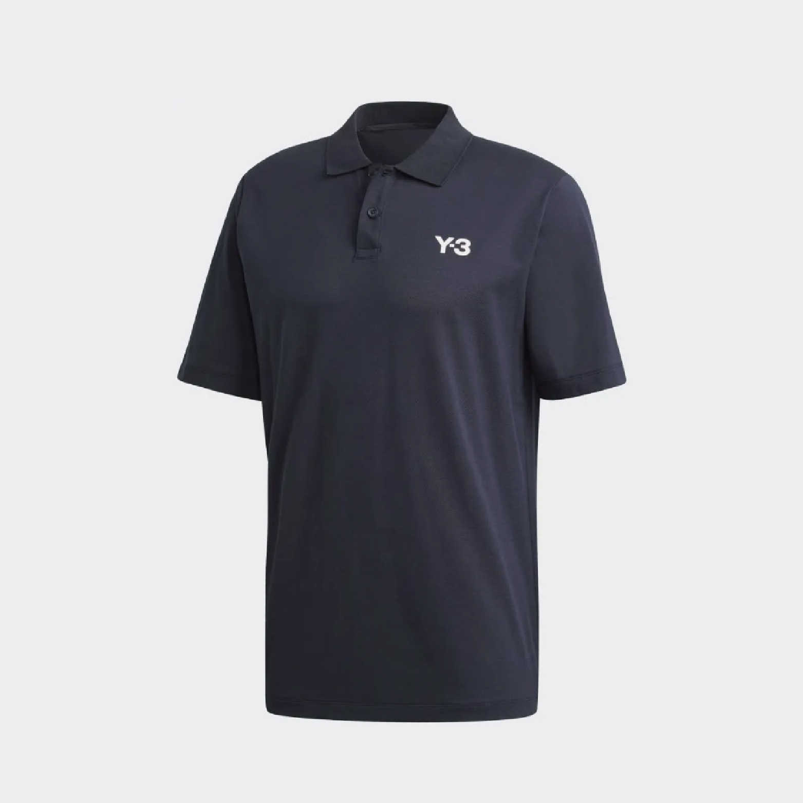 【 Y-3 M CL PLQUE POLO 短袖上衣 - 藍 】