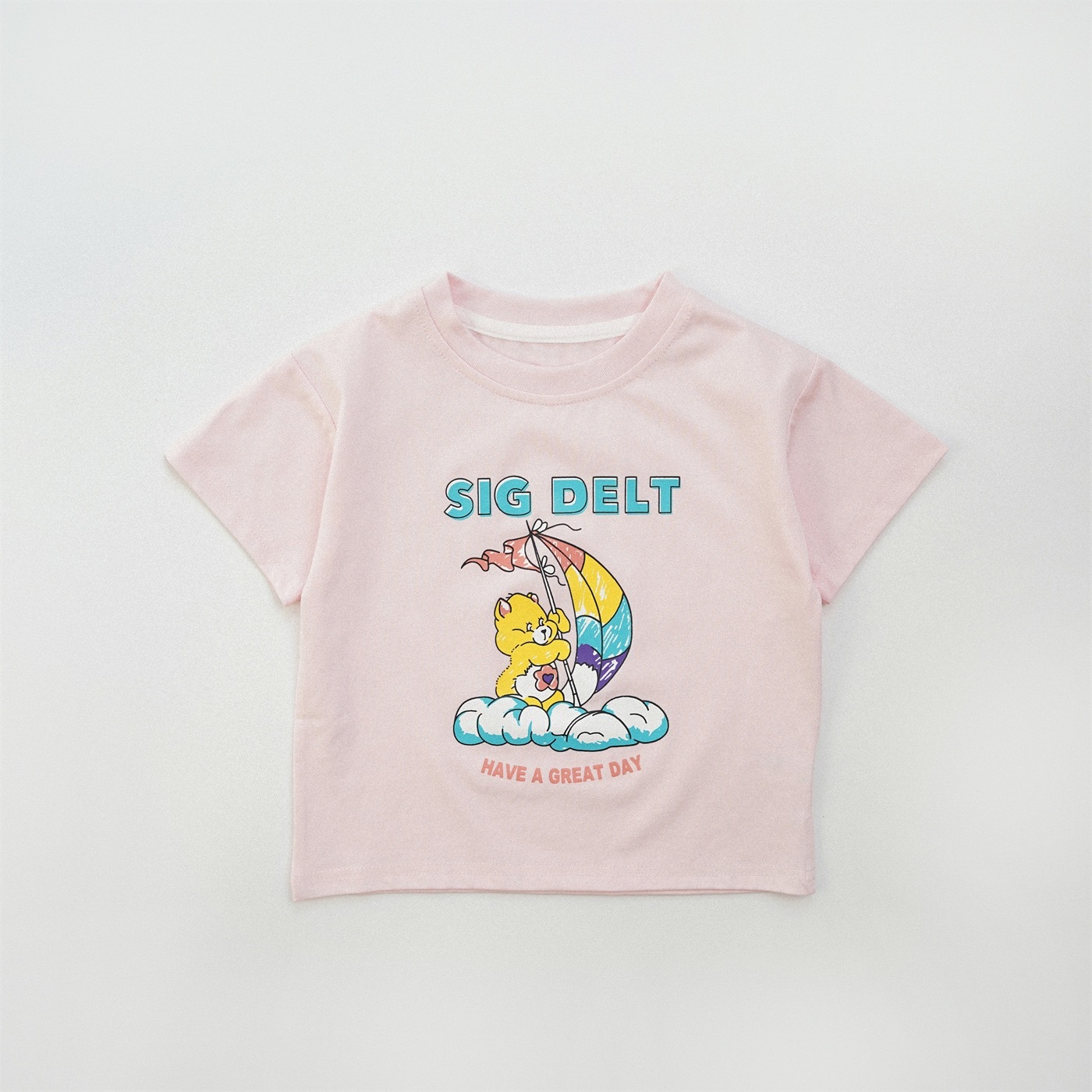 兩色衝浪熊上衣